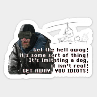 The Thing: The Norwegian Translation Sticker