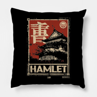 Hamlet Poster – Japanese Ukiyo-e Shakespeare Art Pillow