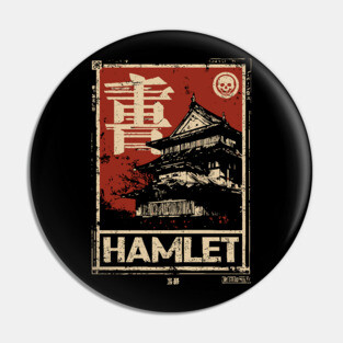Hamlet Poster – Japanese Ukiyo-e Shakespeare Art Pin