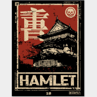 Hamlet Poster – Japanese Ukiyo-e Shakespeare Art Posters and Art