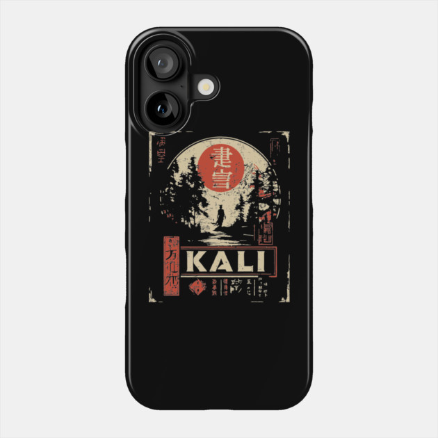 Kali Goddess Poster – Japanese Dark Divine Power Art Phone Case by TuncGK
