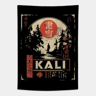 Kali Goddess Poster – Japanese Dark Divine Power Art Tapestry