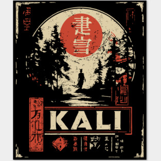 Kali Goddess Poster – Japanese Dark Divine Power Art Posters and Art