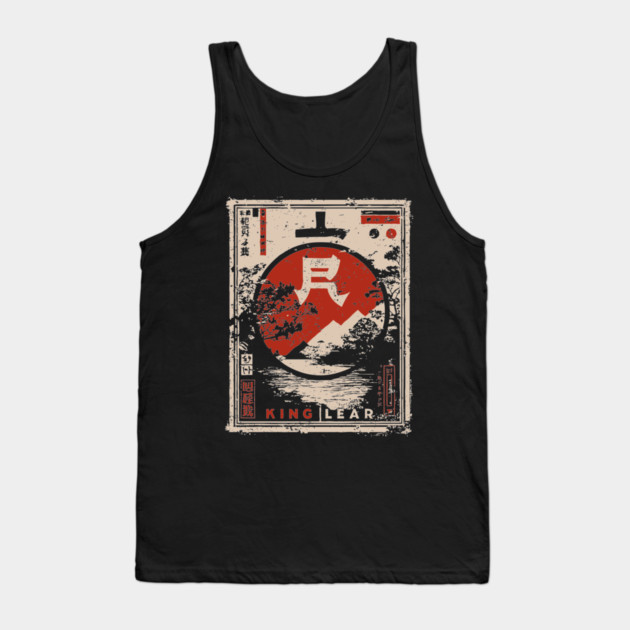 King Lear Poster – Japanese Ukiyo-e Shakespeare Tragedy Art Tank Top by TuncGK
