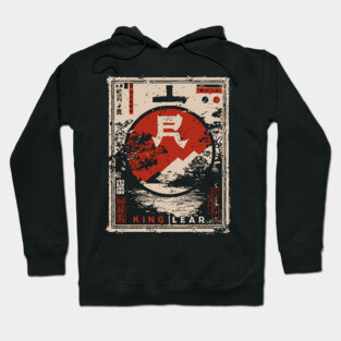King Lear Poster – Japanese Ukiyo-e Shakespeare Tragedy Art Hoodie