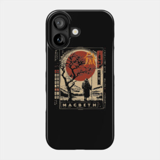 Macbeth Poster – Japanese Style Shakespeare Tragedy Print Phone Case