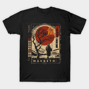 Macbeth Poster – Japanese Style Shakespeare Tragedy Print T-Shirt