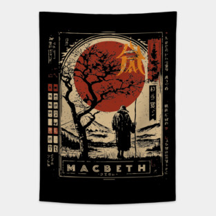 Macbeth Poster – Japanese Style Shakespeare Tragedy Print Tapestry