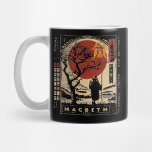 Macbeth Poster – Japanese Style Shakespeare Tragedy Print Mug