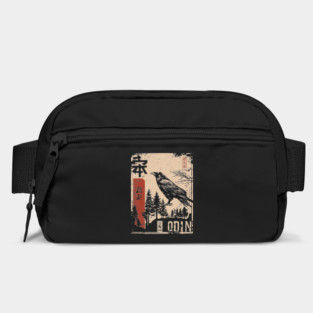 Odin God Poster – Norse Mythology in Japanese Woodblock Style Bag