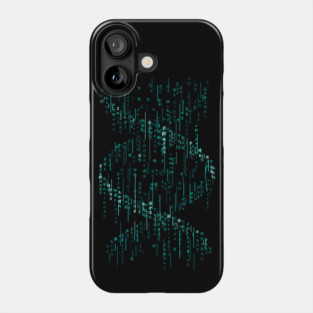 Matrix Binary Code | DNA Helix Science Phone Case