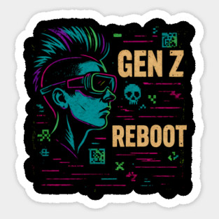 GEN Z REBOOT — Tech Rebellion Unleashed Magnet