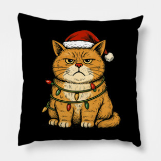 christmas-cat Pillow