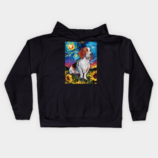 Basset Hound Night 2 Kids Hoodie
