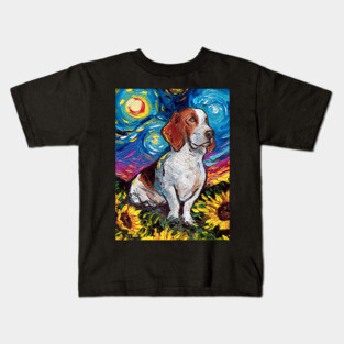 Basset Hound Night 2 Kids T-Shirt