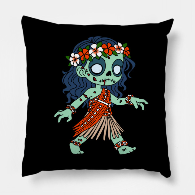 Tahitian Zombie Pillow by H. R. Sinclair