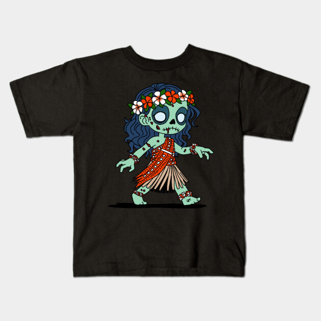 Tahitian Zombie Kids T-Shirt by H. R. Sinclair