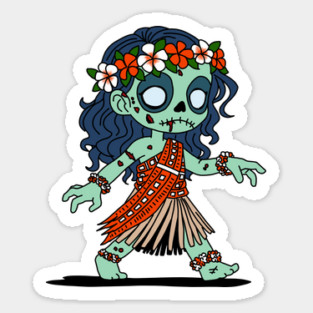 Tahitian Zombie Sticker