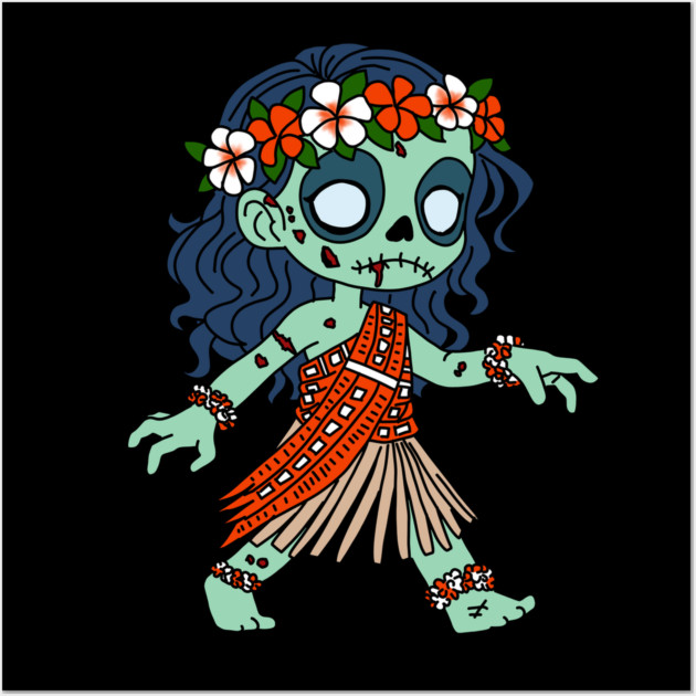 Tahitian Zombie Wall Art by H. R. Sinclair