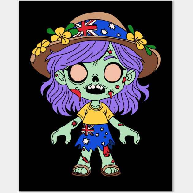 Australian Zombie Wall Art by H. R. Sinclair