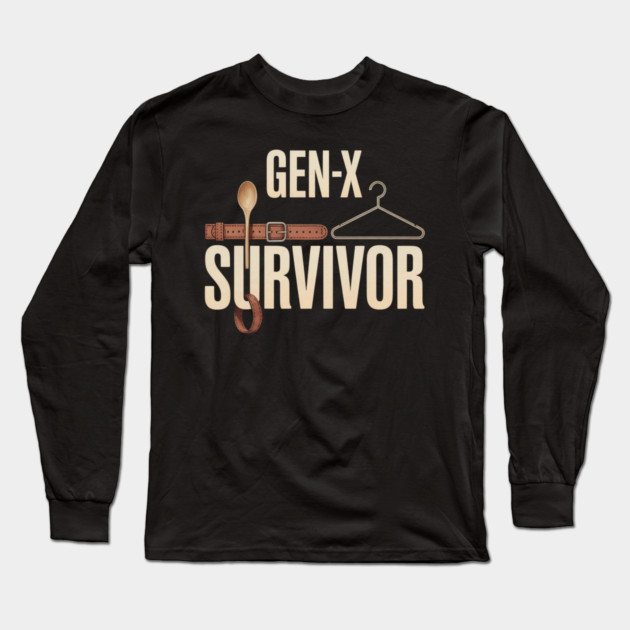 GEX-X Spanking Survivor Long Sleeve T-Shirt by UrbanLifeApparel