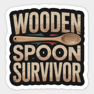 Wooden Spoon Survivor Magnet