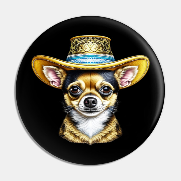 Cinco de Mayo Chihuahua Pin by HolidayBug