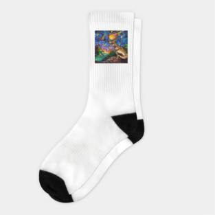 Jurassic Night Socks