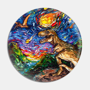 Jurassic Night Pin