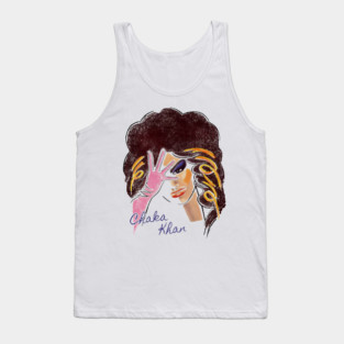 CHAKA KHAN CARTOON Tank Top