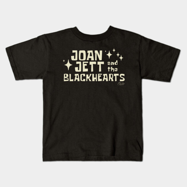 Joan Jett and the Blackhearts Fan Art Kids T-Shirt by Timeless Chaos