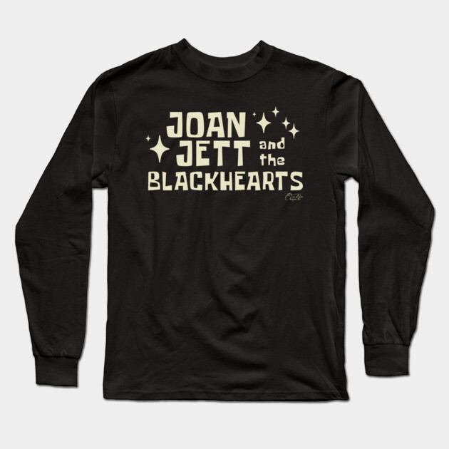 Joan Jett and the Blackhearts Fan Art Long Sleeve T-Shirt by Timeless Chaos