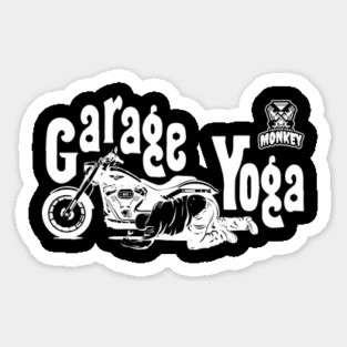 Garage Yoga! Sticker