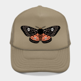 Death’s-Head Moth with Skulls and Gothic Wings Hat
