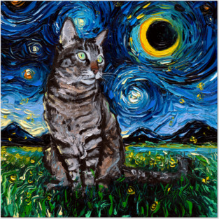 Tabby Night Posters and Art