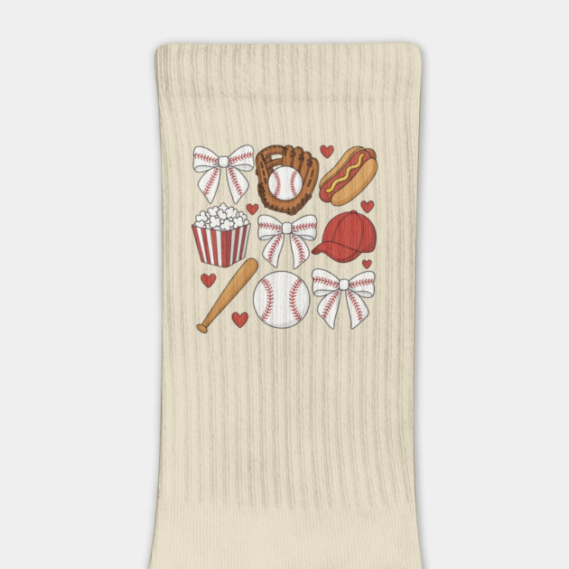 Coquette Baseball Bow | Cute Game Day Gift for Girls, Cheer Moms & Baseball Mamas by ArtistTee ⭐⭐⭐⭐⭐
