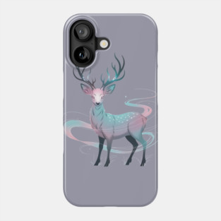 Fantasy Spirit Deer with Mystical Energy Phone Case