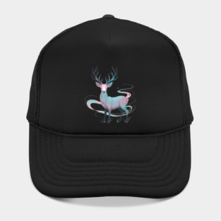 Fantasy Spirit Deer with Mystical Energy Hat