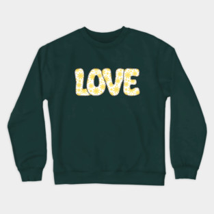 Love - Yellow Daisies Crewneck Sweatshirt