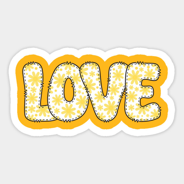 Love - Yellow Daisies Magnet by Stars Hollow Mercantile