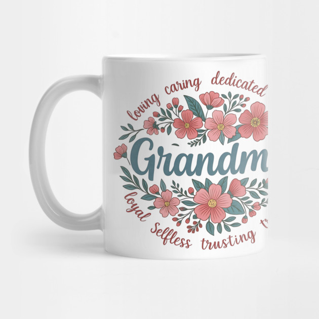 Floral Grandma Boho Style | Loving, Caring, Wise Gift for Mother’s Day by ArtistTee ⭐⭐⭐⭐⭐