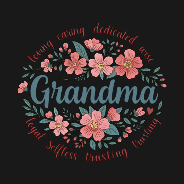 Floral Grandma Boho Style | Loving, Caring, Wise Gift for Mother’s Day by ArtistTee ⭐⭐⭐⭐⭐