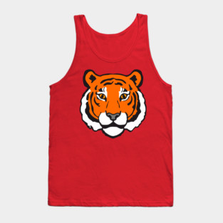 Fierce Focus – Bold Tiger Face Tank Top
