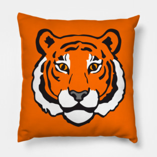 Fierce Focus – Bold Tiger Face Pillow