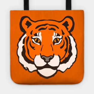 Fierce Focus – Bold Tiger Face Tote
