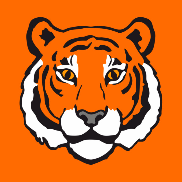 Fierce Focus – Bold Tiger Face by DonWillisJrArt