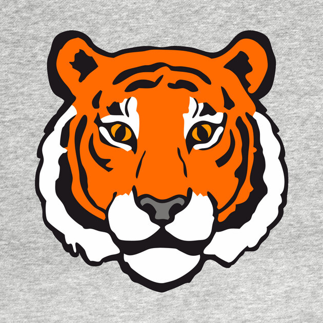 Fierce Focus – Bold Tiger Face by DonWillisJrArt