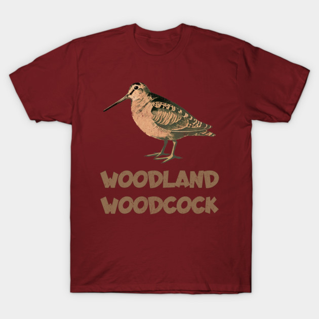 Woodland Woodcock T-Shirt by DonWillisJrArt
