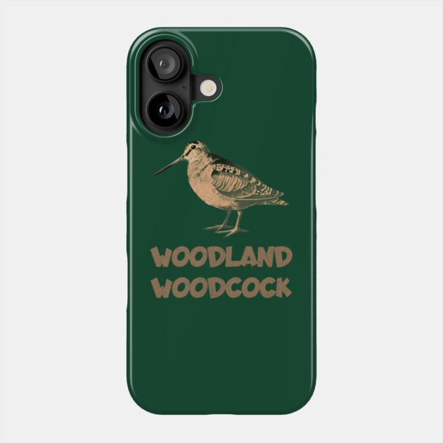 Woodland Woodcock Phone Case by DonWillisJrArt