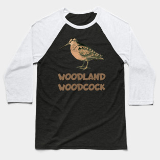 Woodland Woodcock Baseball T-Shirt
